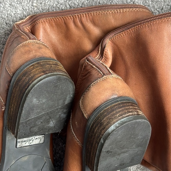 Sam Edelman Penny tall riding boots whiskey brown color buttery soft leather 10 - Picture 13 of 15